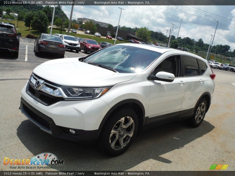 2019 Honda CR-V EX AWD Platinum White Pearl / Ivory Photo #6