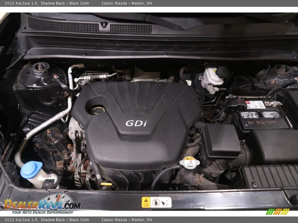 2013 Kia Soul 1.6 Shadow Black / Black Cloth Photo #17
