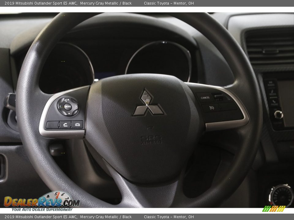 2019 Mitsubishi Outlander Sport ES AWC Mercury Gray Metallic / Black Photo #7