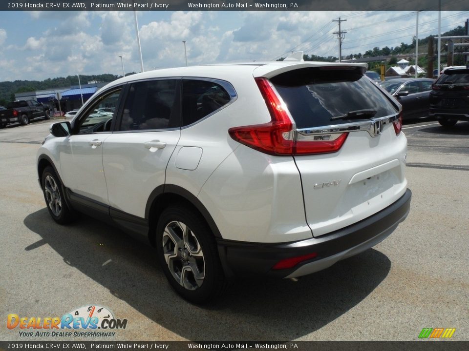 2019 Honda CR-V EX AWD Platinum White Pearl / Ivory Photo #8