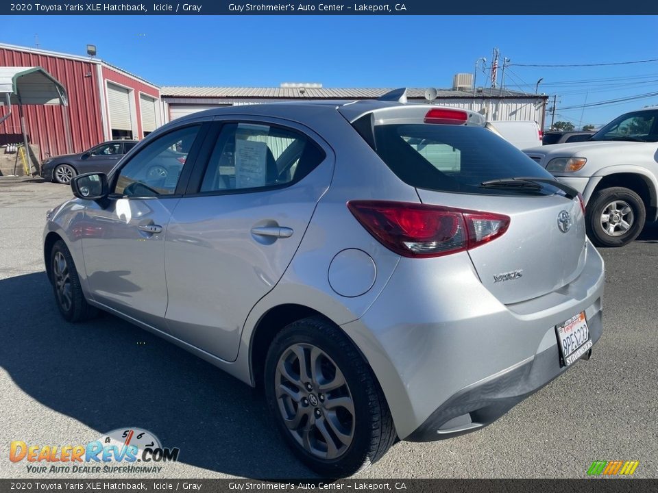 2020 Toyota Yaris XLE Hatchback Icicle / Gray Photo #7