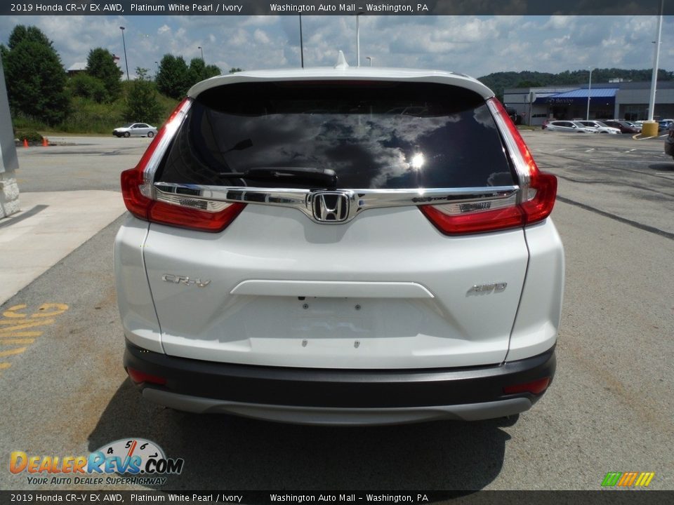 2019 Honda CR-V EX AWD Platinum White Pearl / Ivory Photo #9