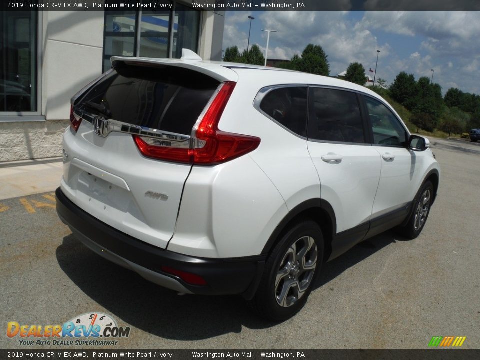 2019 Honda CR-V EX AWD Platinum White Pearl / Ivory Photo #10