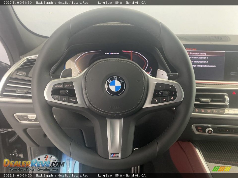 2022 BMW X6 M50i Steering Wheel Photo #15