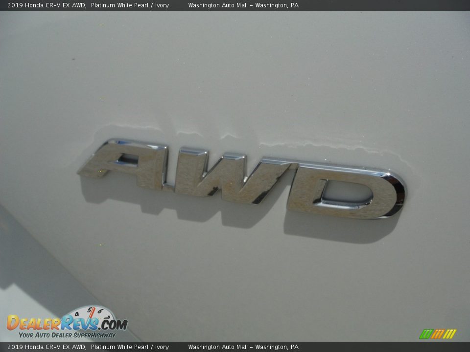 2019 Honda CR-V EX AWD Platinum White Pearl / Ivory Photo #11
