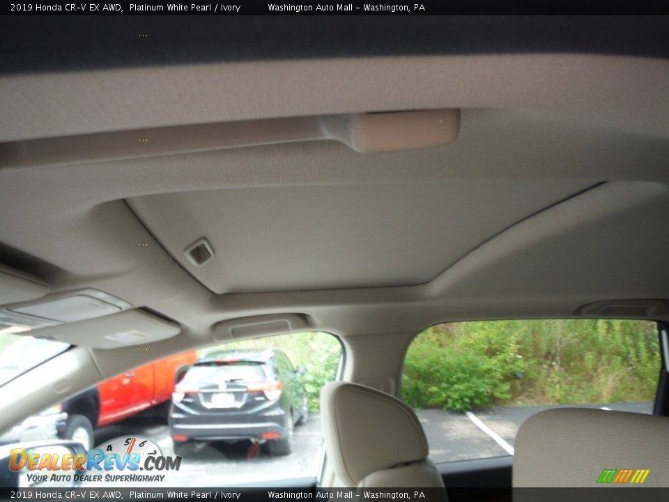 2019 Honda CR-V EX AWD Platinum White Pearl / Ivory Photo #12