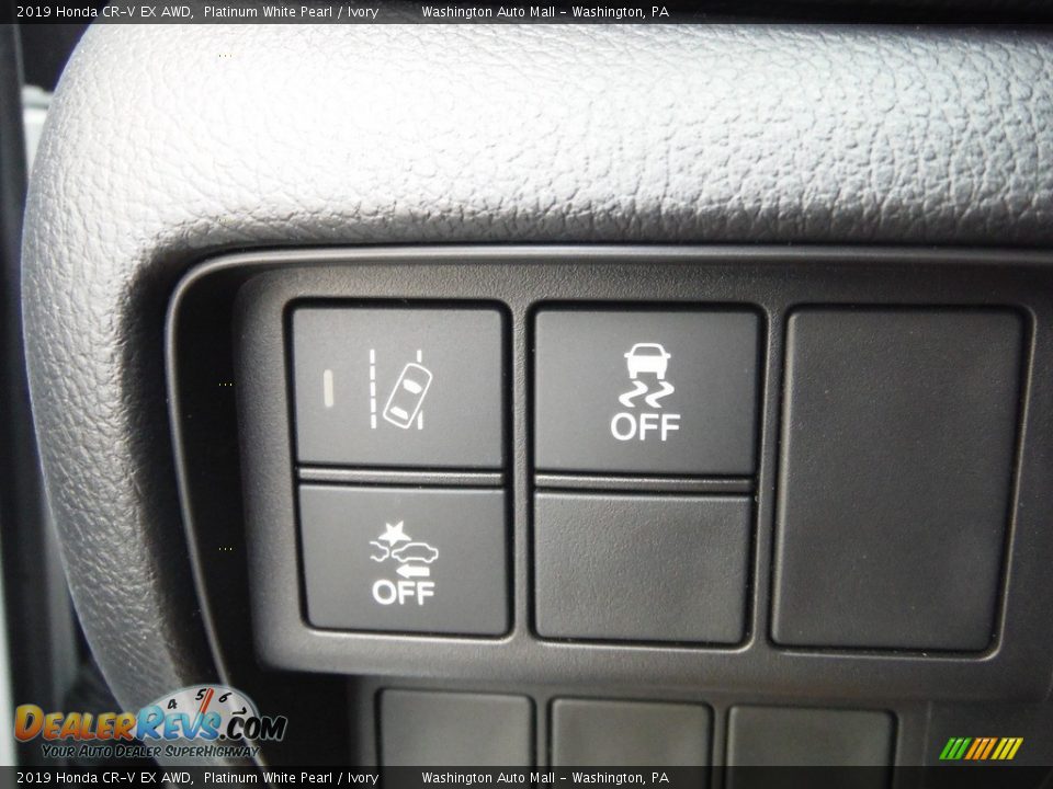 2019 Honda CR-V EX AWD Platinum White Pearl / Ivory Photo #17