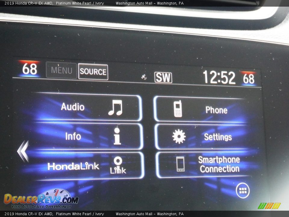 2019 Honda CR-V EX AWD Platinum White Pearl / Ivory Photo #19