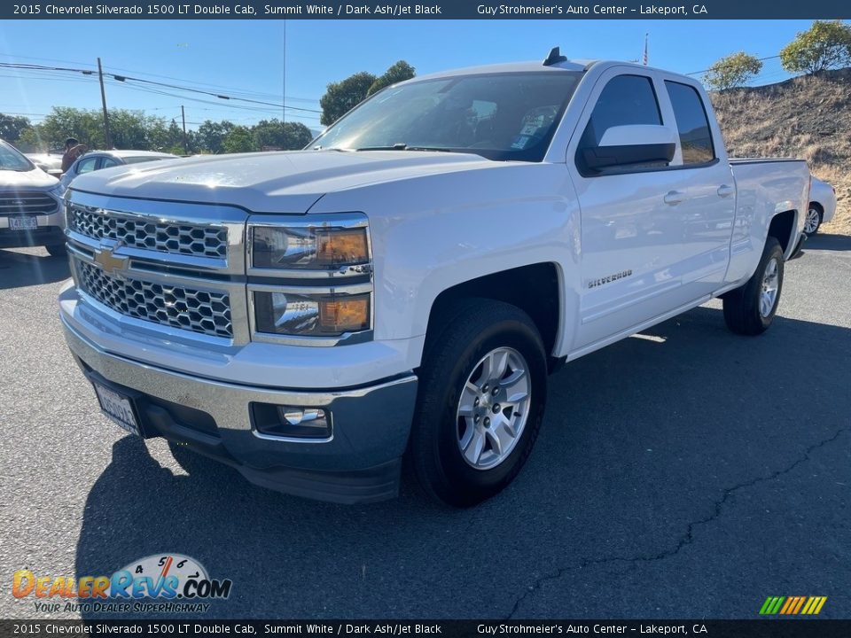 2015 Chevrolet Silverado 1500 LT Double Cab Summit White / Dark Ash/Jet Black Photo #1