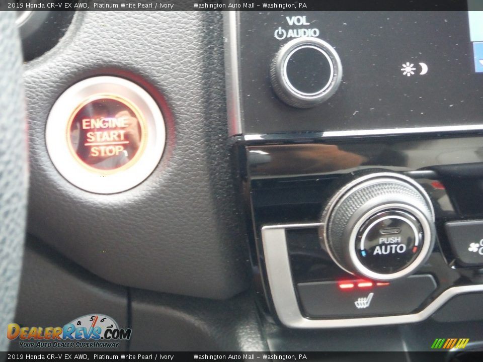 2019 Honda CR-V EX AWD Platinum White Pearl / Ivory Photo #22
