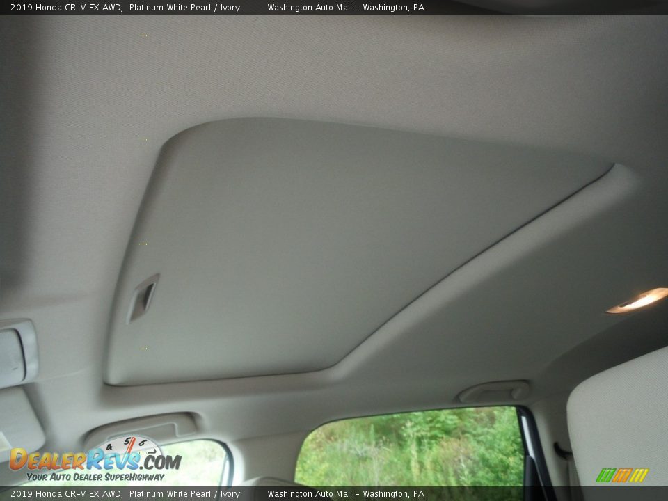 2019 Honda CR-V EX AWD Platinum White Pearl / Ivory Photo #23