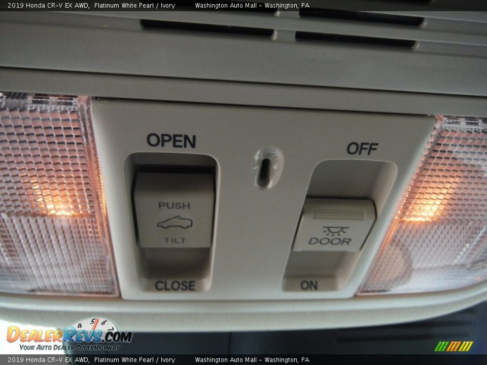 2019 Honda CR-V EX AWD Platinum White Pearl / Ivory Photo #24