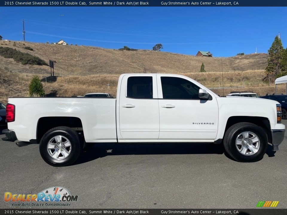 Summit White 2015 Chevrolet Silverado 1500 LT Double Cab Photo #4