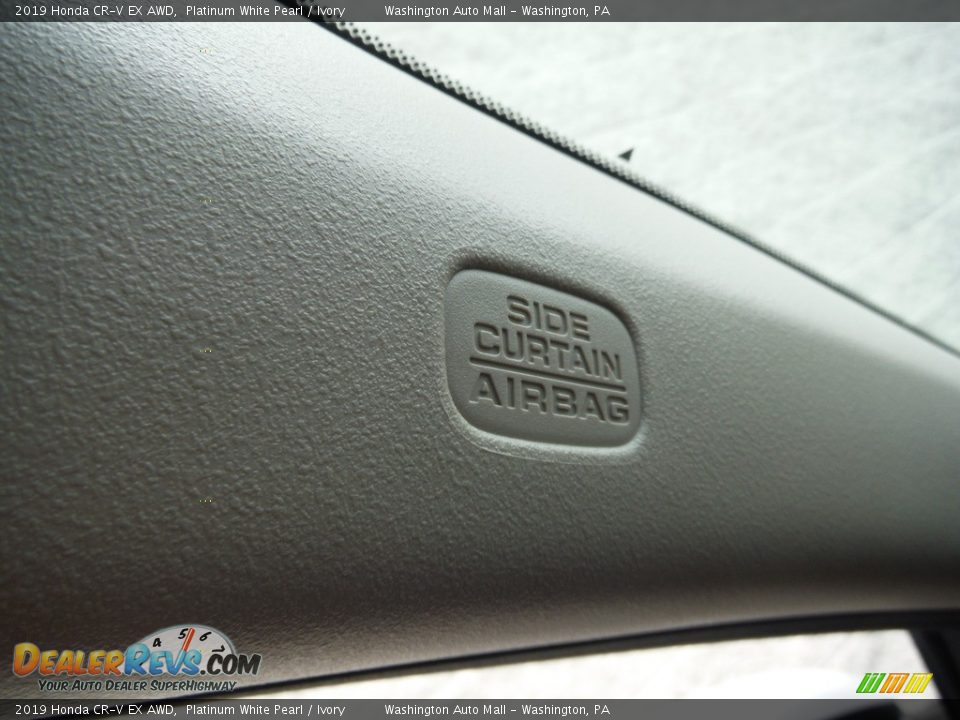 2019 Honda CR-V EX AWD Platinum White Pearl / Ivory Photo #25