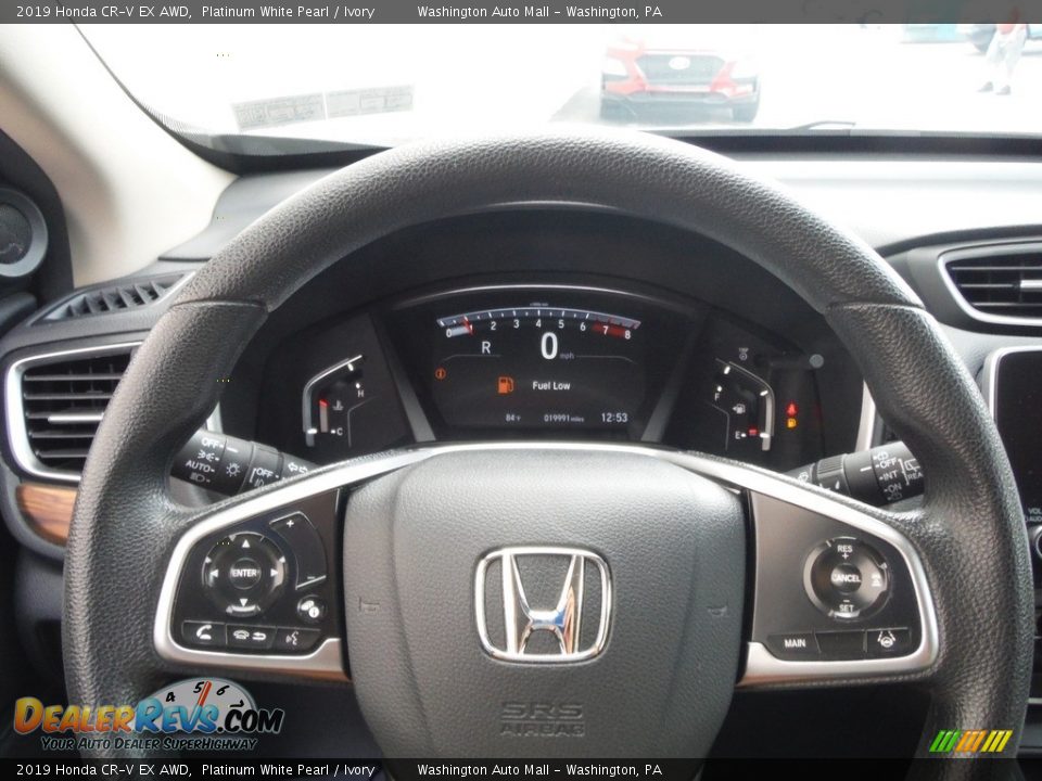 2019 Honda CR-V EX AWD Platinum White Pearl / Ivory Photo #26