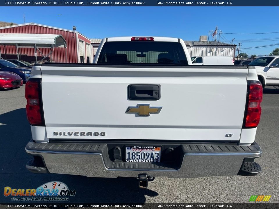 2015 Chevrolet Silverado 1500 LT Double Cab Summit White / Dark Ash/Jet Black Photo #6