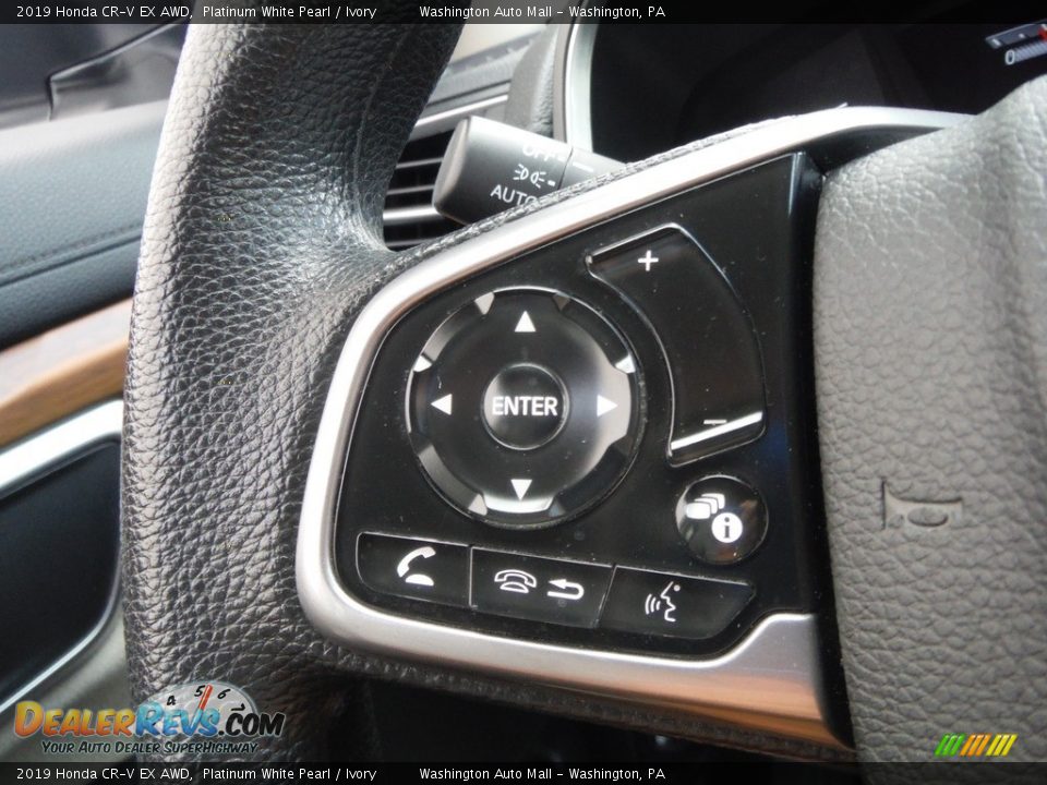 2019 Honda CR-V EX AWD Platinum White Pearl / Ivory Photo #27