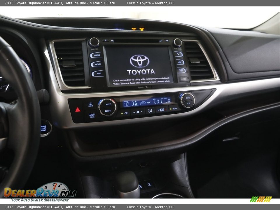 2015 Toyota Highlander XLE AWD Attitude Black Metallic / Black Photo #9