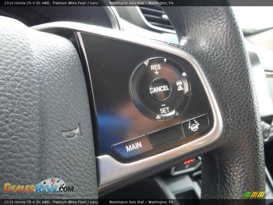 2019 Honda CR-V EX AWD Platinum White Pearl / Ivory Photo #28
