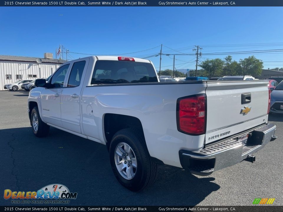 2015 Chevrolet Silverado 1500 LT Double Cab Summit White / Dark Ash/Jet Black Photo #7