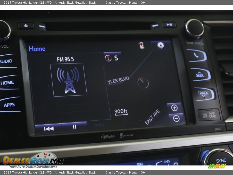 2015 Toyota Highlander XLE AWD Attitude Black Metallic / Black Photo #10