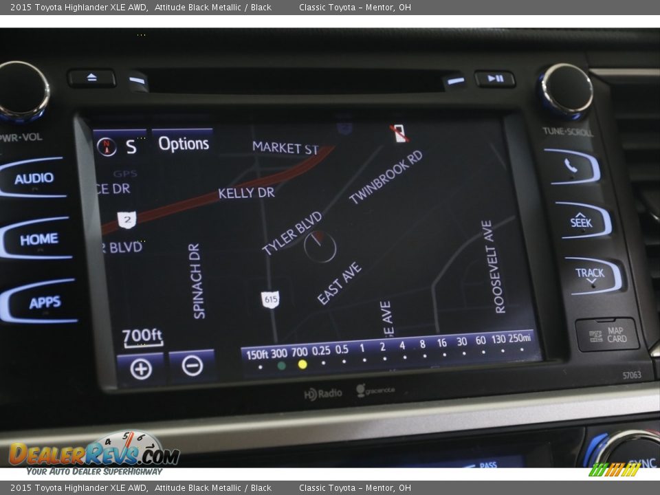 2015 Toyota Highlander XLE AWD Attitude Black Metallic / Black Photo #11