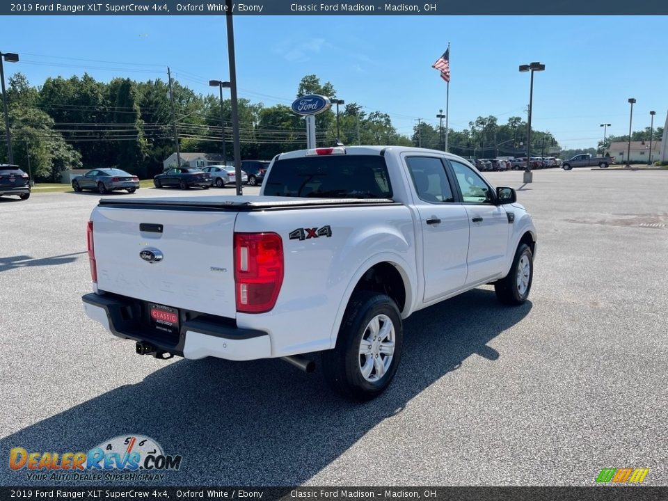 2019 Ford Ranger XLT SuperCrew 4x4 Oxford White / Ebony Photo #4