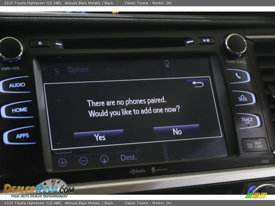 2015 Toyota Highlander XLE AWD Attitude Black Metallic / Black Photo #12