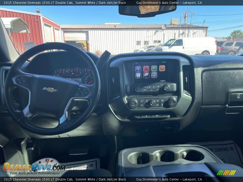 2015 Chevrolet Silverado 1500 LT Double Cab Summit White / Dark Ash/Jet Black Photo #10