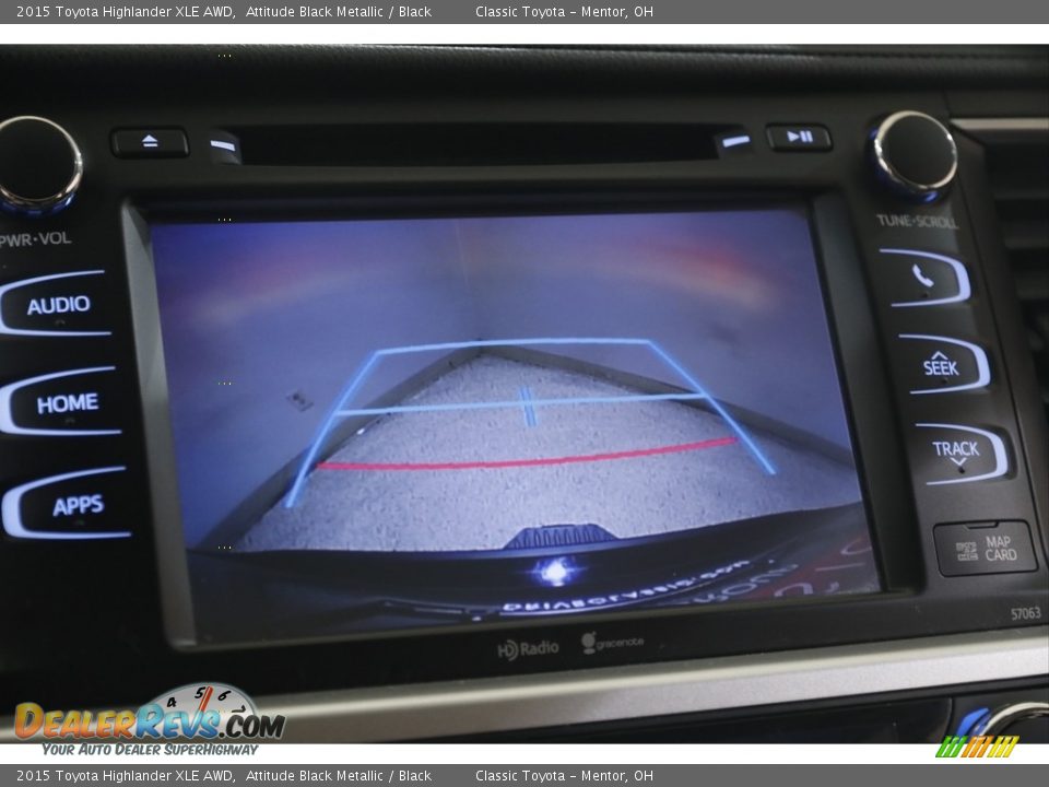 2015 Toyota Highlander XLE AWD Attitude Black Metallic / Black Photo #13