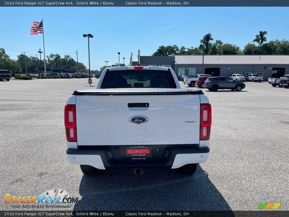 2019 Ford Ranger XLT SuperCrew 4x4 Oxford White / Ebony Photo #5