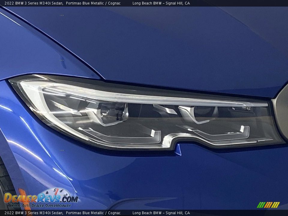 2022 BMW 3 Series M340i Sedan Portimao Blue Metallic / Cognac Photo #4