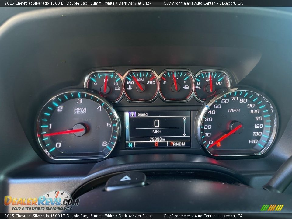 2015 Chevrolet Silverado 1500 LT Double Cab Gauges Photo #11