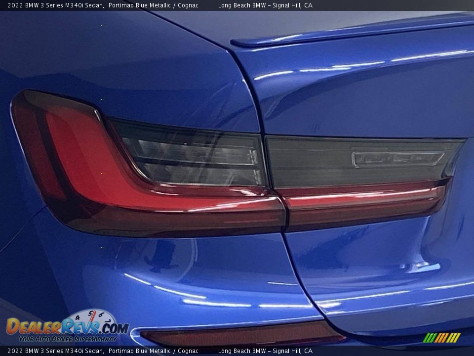 2022 BMW 3 Series M340i Sedan Portimao Blue Metallic / Cognac Photo #6