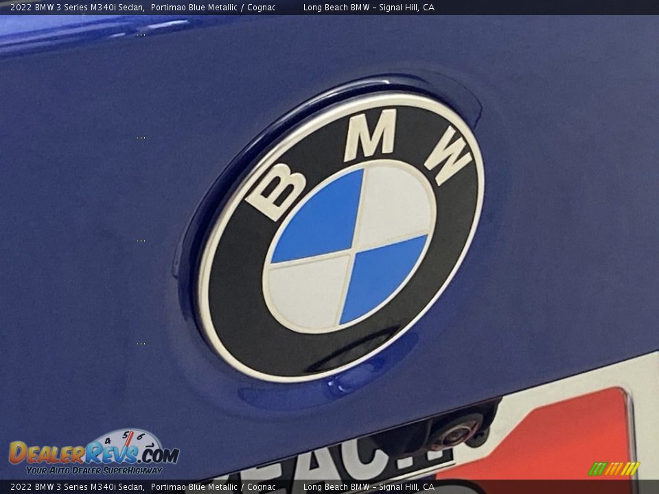 2022 BMW 3 Series M340i Sedan Portimao Blue Metallic / Cognac Photo #7