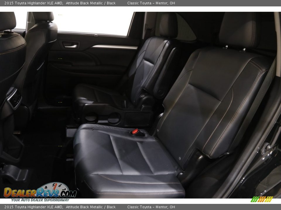 2015 Toyota Highlander XLE AWD Attitude Black Metallic / Black Photo #18