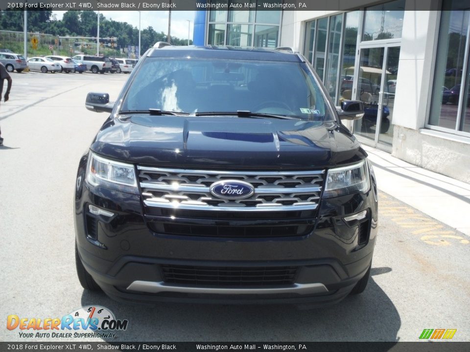 2018 Ford Explorer XLT 4WD Shadow Black / Ebony Black Photo #3