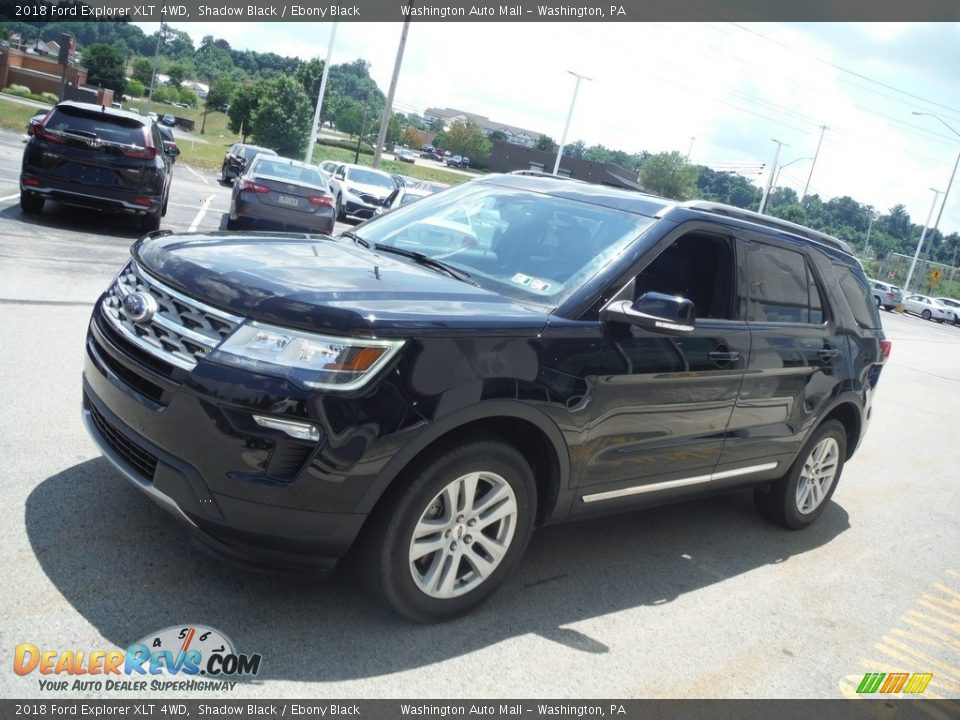 2018 Ford Explorer XLT 4WD Shadow Black / Ebony Black Photo #4