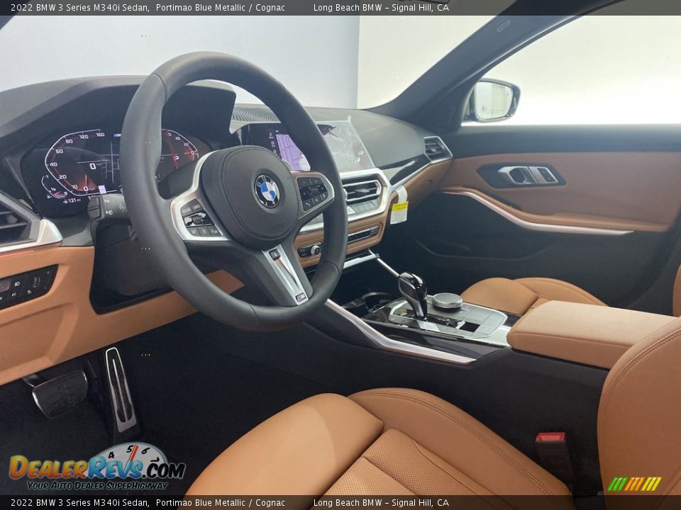 Cognac Interior - 2022 BMW 3 Series M340i Sedan Photo #12