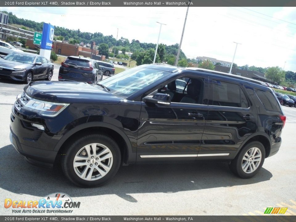 2018 Ford Explorer XLT 4WD Shadow Black / Ebony Black Photo #5