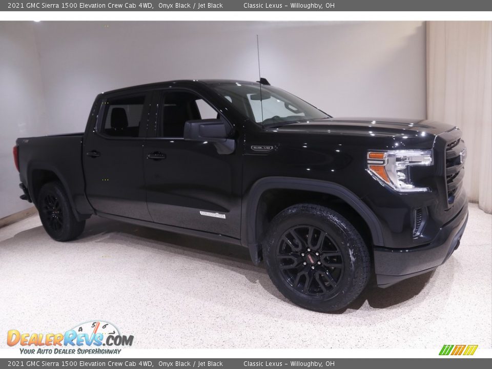 2021 GMC Sierra 1500 Elevation Crew Cab 4WD Onyx Black / Jet Black Photo #1