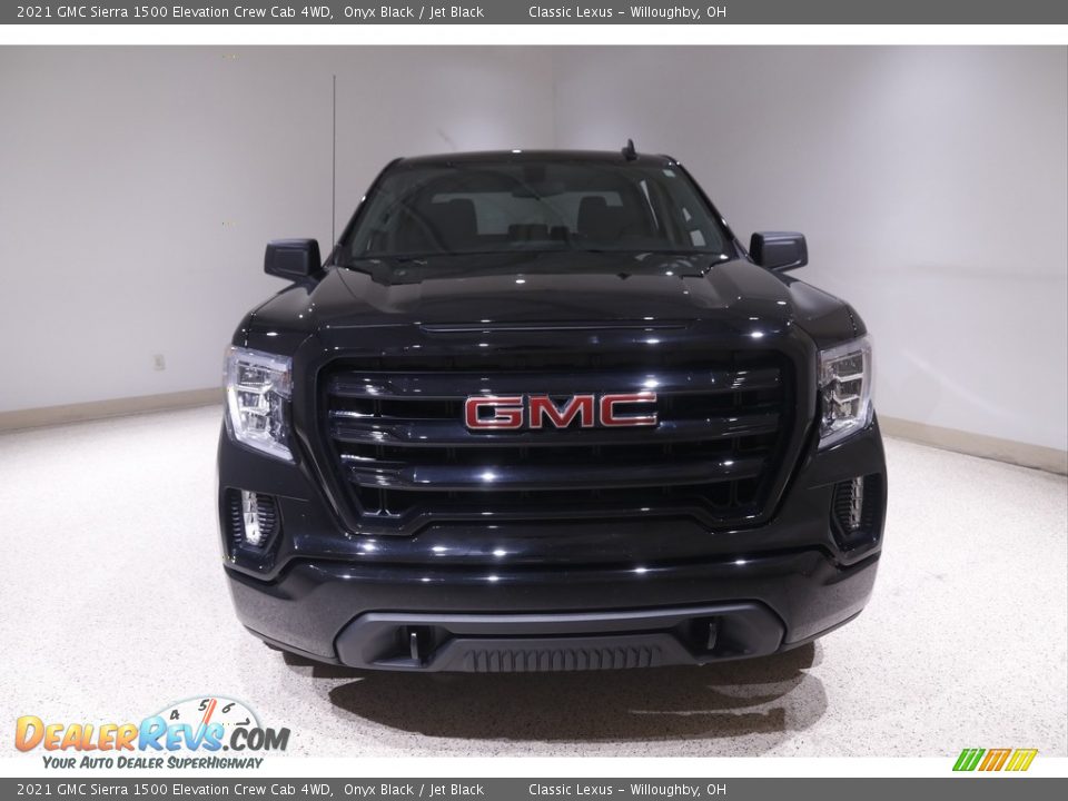 2021 GMC Sierra 1500 Elevation Crew Cab 4WD Onyx Black / Jet Black Photo #2