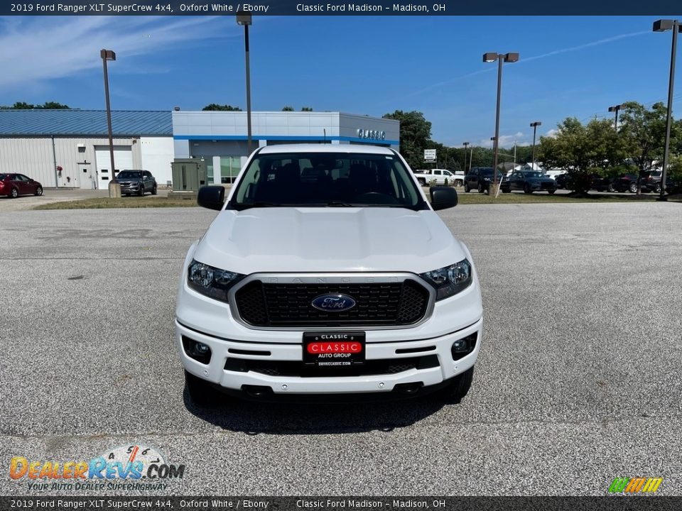 2019 Ford Ranger XLT SuperCrew 4x4 Oxford White / Ebony Photo #15
