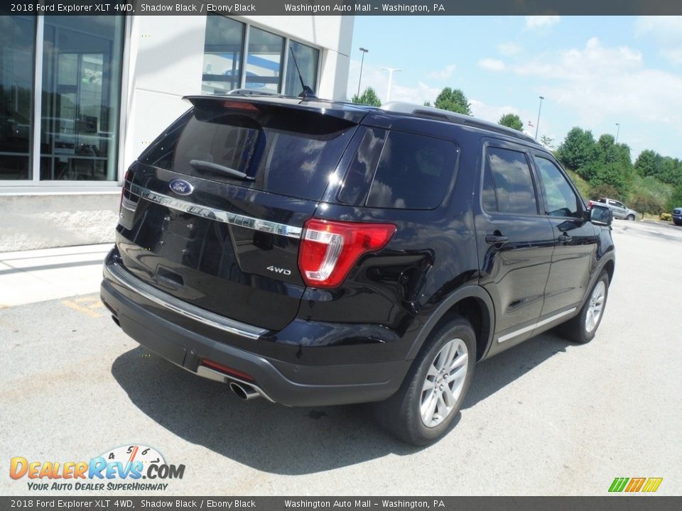 2018 Ford Explorer XLT 4WD Shadow Black / Ebony Black Photo #9