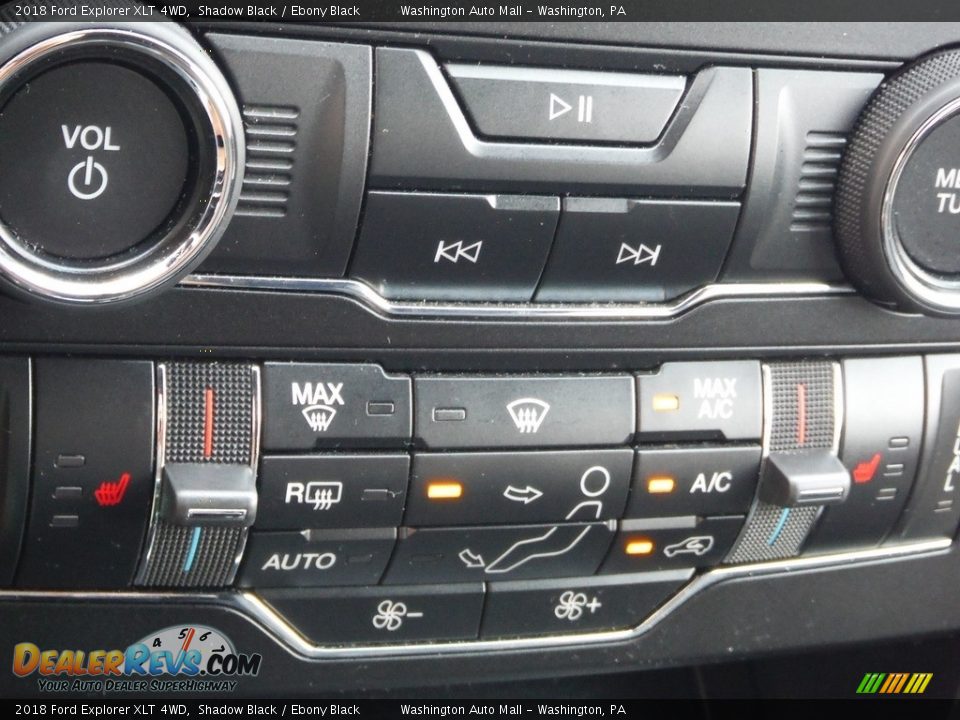 2018 Ford Explorer XLT 4WD Shadow Black / Ebony Black Photo #20