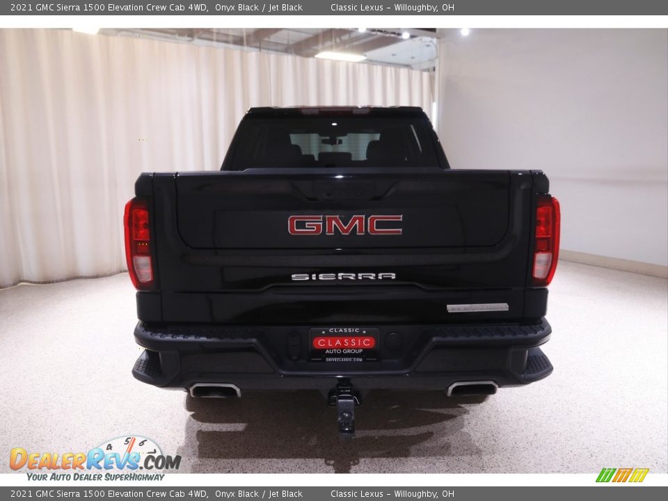 2021 GMC Sierra 1500 Elevation Crew Cab 4WD Onyx Black / Jet Black Photo #19