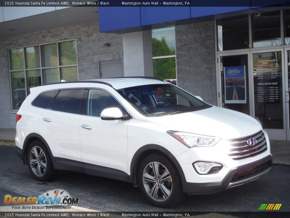 2015 Hyundai Santa Fe Limited AWD Monaco White / Black Photo #1