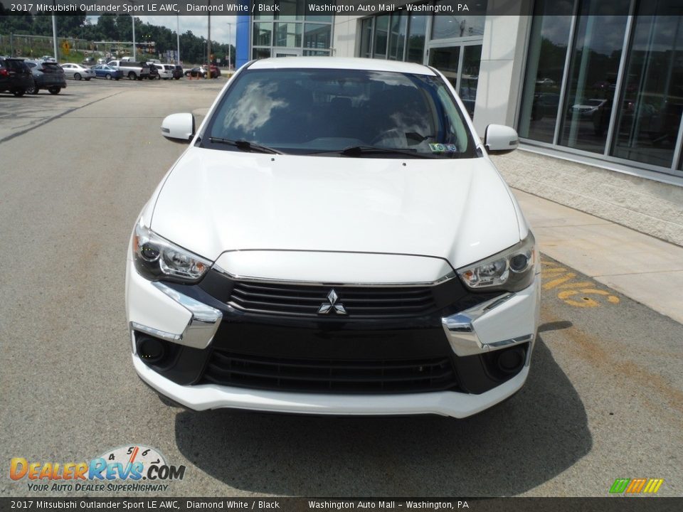 2017 Mitsubishi Outlander Sport LE AWC Diamond White / Black Photo #3