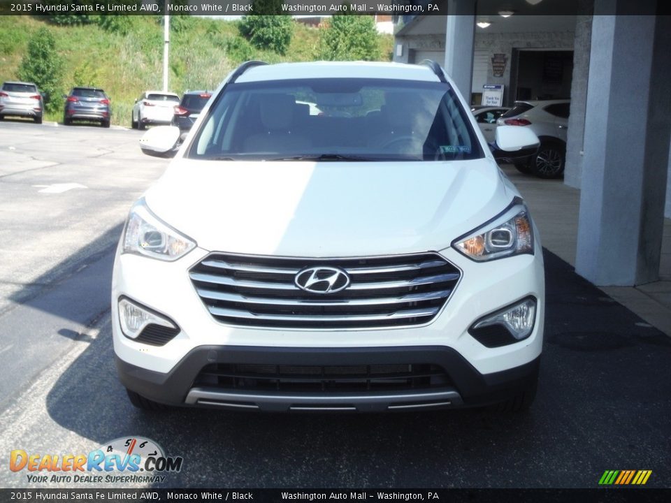 2015 Hyundai Santa Fe Limited AWD Monaco White / Black Photo #4