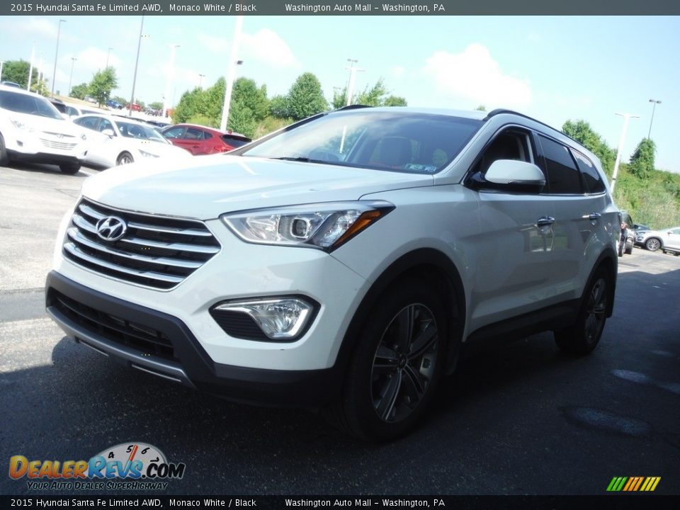 2015 Hyundai Santa Fe Limited AWD Monaco White / Black Photo #5